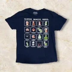 【MARIO スーパーマリオ 初期 ファミコン US古着 Tシャツ メンズ L】