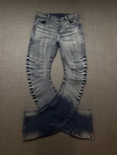 no E mosen Cracked Washed Baggy Denimのサムネイル