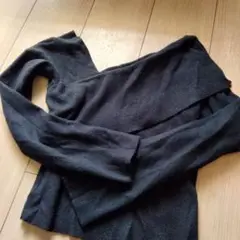 【匿名配送】変形ニットトップス ＧＲＬ