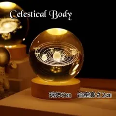 太陽系　3Dライト 「台座+球体」　インテリアライト　照明　USB電源　81-4