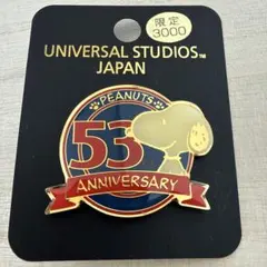 USJ PEANUTS スヌーピー53周年記念 数量限定3000個ピンバッジ