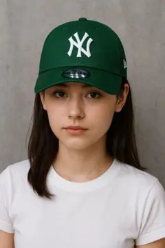 未使用 New Era キャップ 9FORTY ヤンキース グリーン 帽子