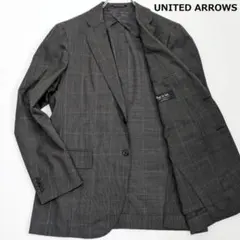 ユナイテッドアローズ グレンチェック テーラードジャケット XL