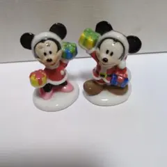 ミッキー・ミニー クリスマスフィギュアセット