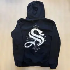 supplierブラッククロスパーカー