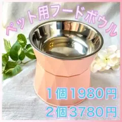 高級感☆ペット用フードボウル☆