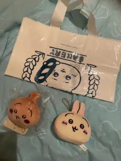 「新品」ちいかわベーカリー パンみたいなもちもちマスコット (うさぎ)3点セット