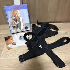 【美品】BABYBJÖRN MINI Air メッシュブラック×ブルー
