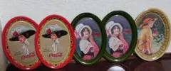 コカ・コーラ　90周年記念　ミニトレーまとめ売り　5枚　美品