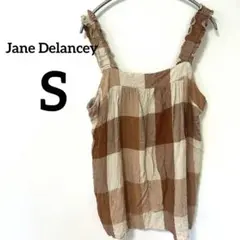 Jane Delanceyチェック柄 ノースリーブ S