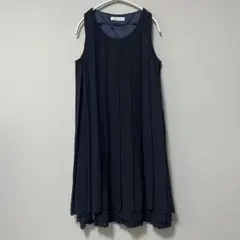 キャサリンロス ワンピース ネイビー　結婚式 2次会