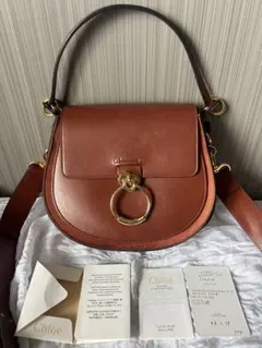 【お値下げ中】Chloé クロエ　Tess テス　ショルダーバッグ ブラウンのサムネイル