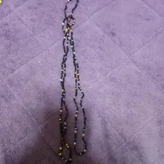 多色ビーズ ロングネックレス