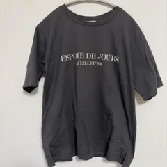 NATURAL BEAUTY BASIC ロゴTシャツ チャコールグレーのサムネイル