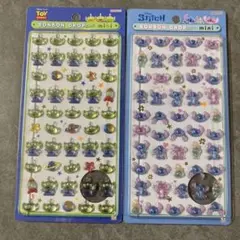 ボンボンドロップシール ミニ ディズニー スティッチ リトルグリーンメン