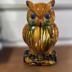 フクロウ 陶器置物 アーテサニア・リンコナダ - メルカリ