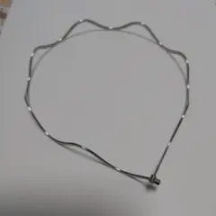 シルバー 波型 ヘアバンド