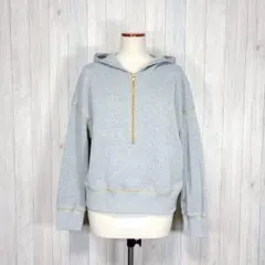 【SHEIN】長袖 トレーナー フーディー 裏起毛 カジュアル ハーフジップ