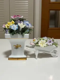 미술품 도화 도자기 꽃 꽃 골동품 입상 인테리어 도기 도자기