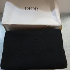 即発送一点限り新品ディオール　ノベルティ 化粧ポーチ ブラック　箱付き現物出品
