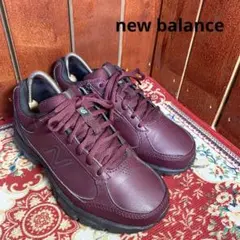 ✨美品✨ニューバランス スニーカー サイドジップ ワインレッド 23cm