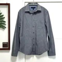 BANANA REPUBLIC グレー 長袖シャツ S