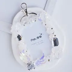 ホイップデコ　トレカケース　硬質カードケース　B8 白　オーロラ　白シルバー