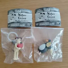 ウォレスとグルミット　めじるしアクセサリー2点おまとめ売り