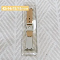 コンパチブル 【Applewatchバンド42/44/45/49mm】シリコン製
