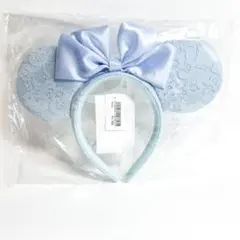 東京ディズニーリゾート カチューシャ 水色 レース ミニー シンデレラ リボン