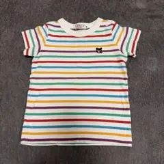 miki house DOUBLE.B ストライプ Tシャツ 80cm