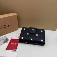 新品 COACH コーチ 二つ折り財布 r2
