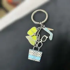 coach カジュアルチャーム付きキーホルダー