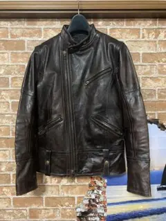 シェラック　セミダブルジャケット　日本製　ダークブラウン