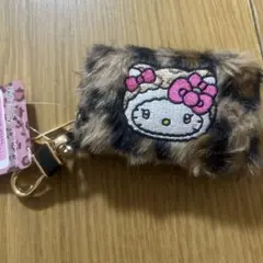 スマートキーケース　ヒョウ柄　Kitty