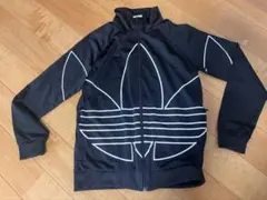 アディダス ジャージ　ジップアップ　150 黒
