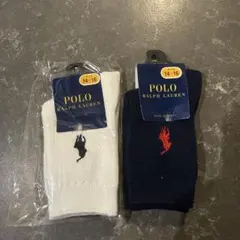 【新品、送料込】Polo Ralph Lauren 靴下 14-16cm 2個