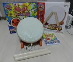 【値下げ】太鼓の達人　WII ドドーンと２代目！ソフト付　太鼓の１つはジャンク品