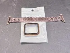 Apple Watch用 バンド＆ケース ローズゴールド　42mm