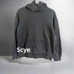 日本製/美品 Scye サイ スナップボタン スウェット パーカー グレー 38