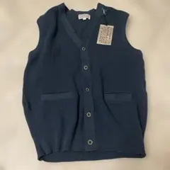 TASTVIN & CO. ネイビー Vネックベスト L