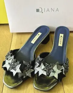 DIANA ★星型装飾 オープントゥサンダル