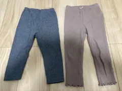 レギンスパンツ　2点セット　80cm
