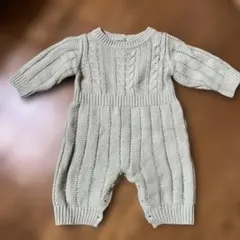 ニットロンパース3〜６M