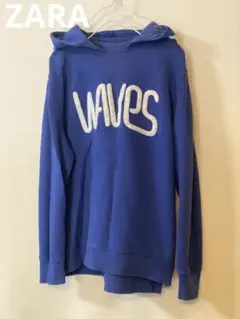 ZARAkids ザラキッズ 刺繍プリントフーディ パーカー トレーナー 140