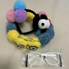 ユニバ　カチューシャ　ミニオン　スヌーピー