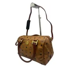 MCM エムシーエム ヴィセトス柄 ミニボストンバッグ ブラウン ハンドバッグのサムネイル
