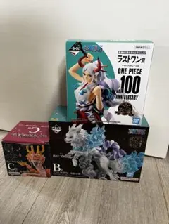 ワンピース　一番くじ　フィギュア　モモの助　ヤマト　B C ラストワン賞のサムネイル
