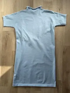 ライトブルー ノースリーブ タートルネック S