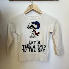 DENIM DUNGAREE スヌーピー トレーナー 110cm